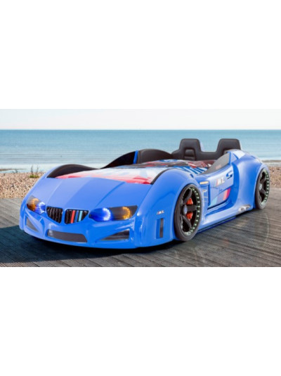 Ліжко машинка BMW VIP синя